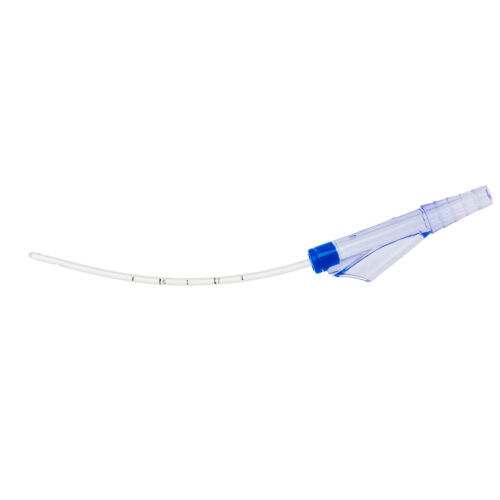 M Devices Suction Catheter Round Tip Y Type Control Vent 100mm 8FR Light Blue Sterile