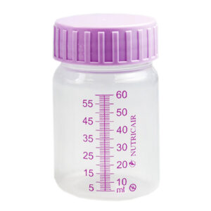 Nutricair Baby Bottle 60 ml With Cap Single Pack Sterile