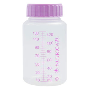 Nutricair Baby Bottle 130 ml With Cap Single Pack Sterile