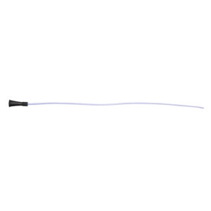 Hydrophilic Coated Nelaton Catheter 40cm Male 10FR Black Sterile