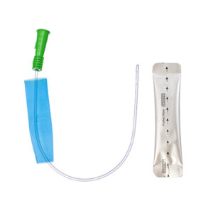 Hydrophilic Nelaton Paediatric Catheter With Water Sachet 30cm Light Green 6FR Sterile