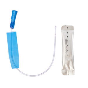 Hydrophilic Nelaton Paediatric Catheter With Water Sachet 30cm Light Blue 8FR Sterile