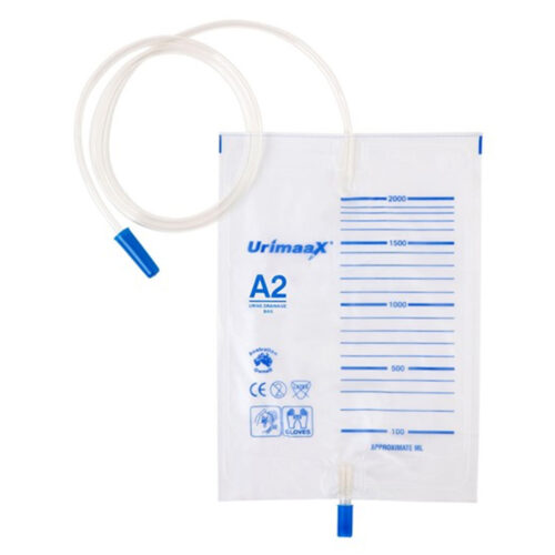 Urimaax Drainage Bag B/Drain Push-Pull A2 2000ml Sterile