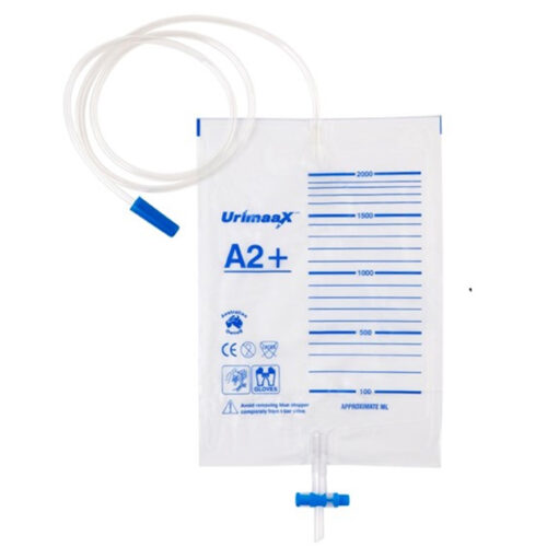 Urimaax Drainage Bag B/Drain T-Bar A2+ 2000ml Sterile