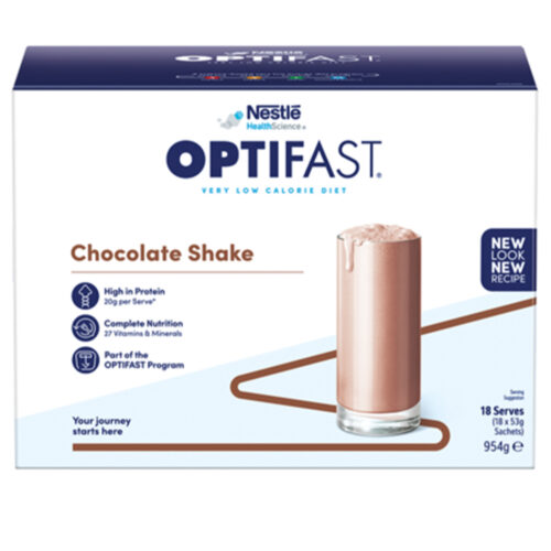 Optifast VLCD Shake Chocolate Flavour 18 Serves x 53g Sachets