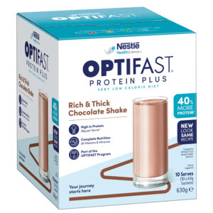 Optifast VLCD Protein Plus Shake Chocolate Flavour 10 Serves x 63g Sachets (12406944)