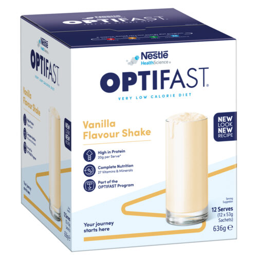 Optifast VLCD Shake Vanilla Flavour 12 Serves x 53g Sachets