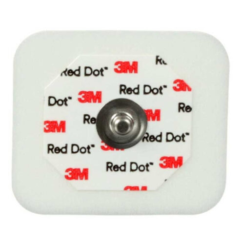 3M Red Dot Monitoring Electrode with Foam Tape and Sticky Gel