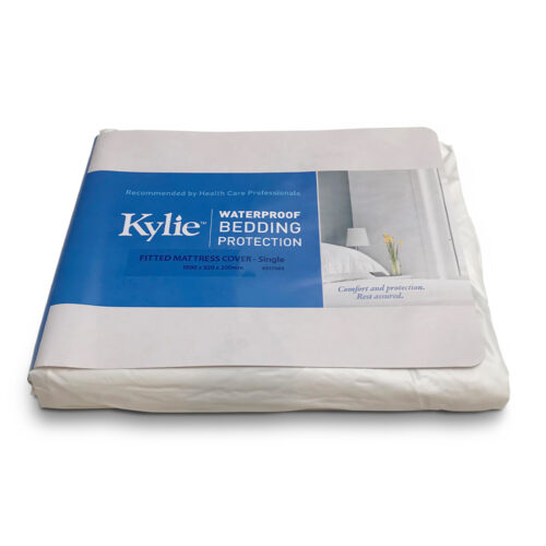 Kylie Waterproof Fitted Mattress Cover For Single Size Bed 1800x920x200mm
