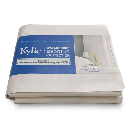Kylie Draw Mac Tuck-Ins With Waterproof Backing 100x100cm