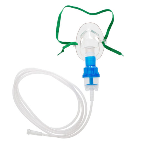 M Devices Paediatric Nebuliser Kit Elongated Shape With 10ml Jar 2.1m Clear Tubing