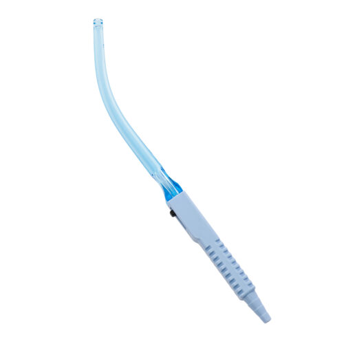 M Devices Yankauer Handle Straight Tip With On/Off Switch Single Wrap 8mm Sterile