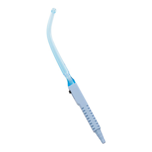 M Devices Yankauer Handle Crown Tip With On/Off Switch Double Wrap 8mm Sterile