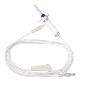 M Devices Infusion Set With 15μm Filter Vented Chamber And NeutralSite 220cm