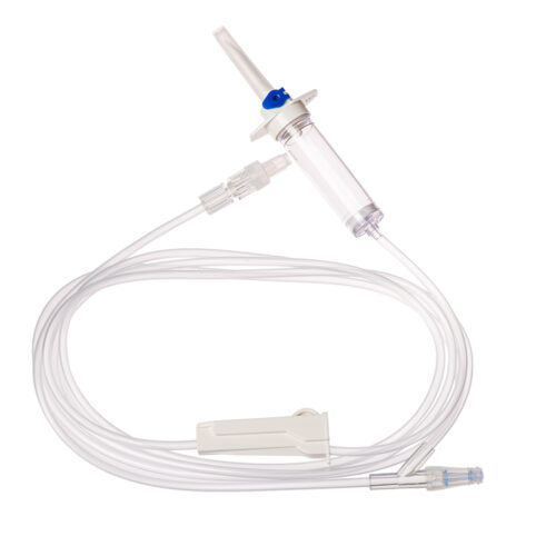 M Devices Infusion Set With 15μm Filter Vented Chamber And NeutralSite 220cm