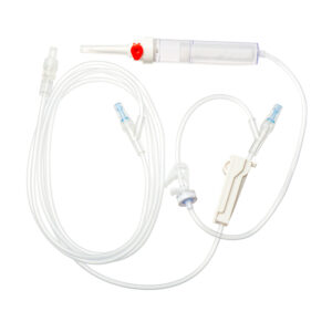 M Devices Transfusion Set With Non-Return Valve And 2 x Needleless Access Sites 245cm