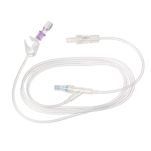 M Devices Minimum Volume Extension Set With NeutralSite Female To Male Luer Lock And Rotating Collar 165cm