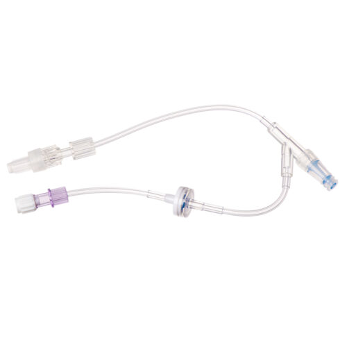M Devices Minimum Volume Extension Set With NeutralSite Female To Male Luer Lock And RC Non-Return Valve 20cm