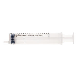 M Devices Luer Slip Syringe Without Needle Eccentric Nozzle 20ml Sterile