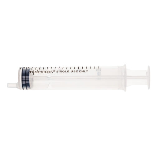 M Devices Luer Slip Syringe Without Needle Eccentric Nozzle 20ml Sterile