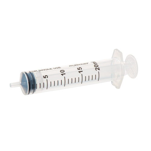 M Devices Luer Slip Syringe Without Needle Concentric Nozzle 20ml Sterile