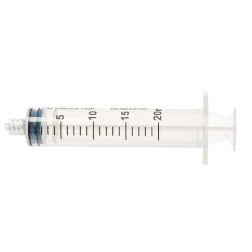 M Devices Luer Lock Syringe Without Needle Concentric Nozzle 20ml Sterile