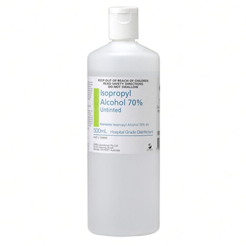 Isopropyl Alcohol 70% Plastic Flip Top Bottle 500ml
