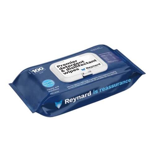 Reynard Premier Detergent & Disinfectant Wipe 33x22cm