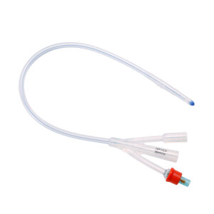M Devices 3-Way Foley Catheter Standard Tip 40cm with With 30ml Balloon 16FR Orange Sterile