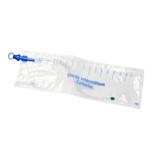 M Devices Enclosed Standard Intermittent Catheter With Gel And 1500ml Bag 14FR Sterile
