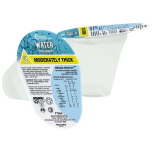 Flavour Creations Water 400 Level 3 Moderately Thick 175ml Dysphagia Cup RTD