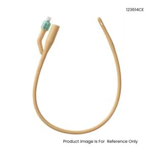 Bardia Foley Catheter 14FR 30cc Silicone Coated Latex 40cm