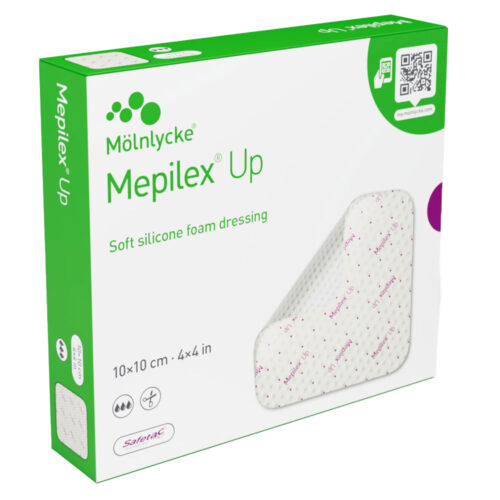 Mepilex Up Non-Border Soft Silicone Foam Dressing 10x10cm
