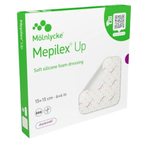 Mepilex Up Non-Border Soft Silicone Foam Dressing 15x15cm