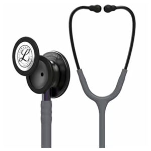 3M Littmann Classic III Monitoring Stethoscope Smoke Chestpiece Grey Tube Violet-Grey Stem And Smoke Headset 69cm