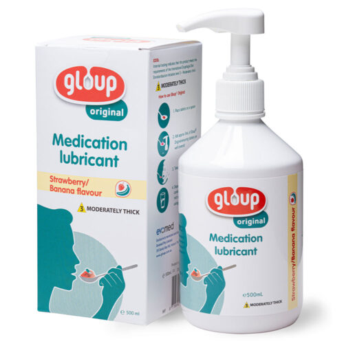 Gloup Original Medication Lubricant Strawberry/Banana Flavour Moderately Thick 500ml