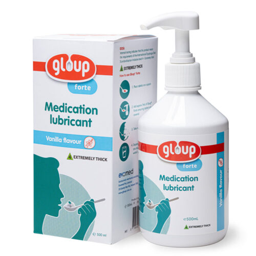 Gloup Forte Medication Lubricant Vanilla Flavour Extremely Thick 500ml