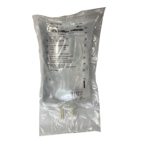 Baxter Sodium Chloride 0.9% Intravenous Infusion In VIAFLO Plastic Container 1000ml