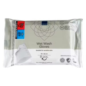 Abena Wet Wash Gloves No Perfume 15x22cm