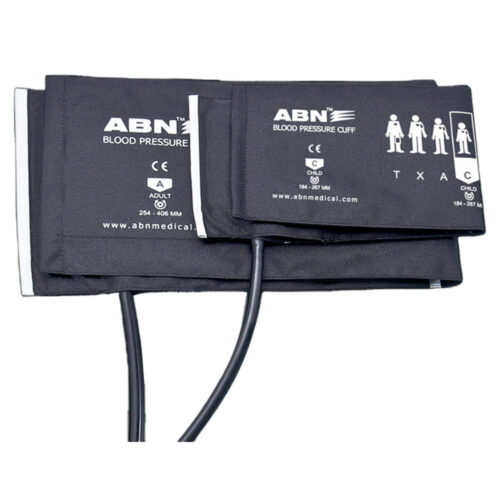 ABN Blood Pressure Cuff Large Adult 1 Tube 254-406mm Bladder Black