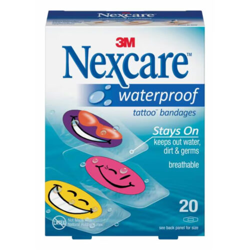 3M Nexcare Tattoo Waterproof Strips 26mm x 57mm
