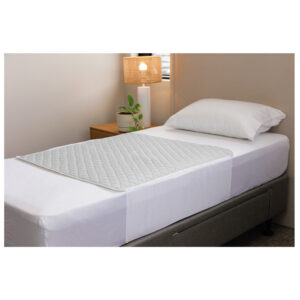 Buddies Absorbmax Bed Pad With Tuck-ins Queen 90x153cm 6000ml Grey