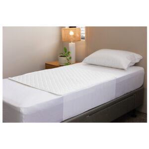 Buddies Absorbmax Bed Pad With Tuck-ins Queen 90x153cm 6000ml White