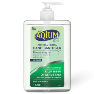 Aqium Antibacterial Hand Sanitiser With Aloe 1L
