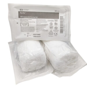 Kerlix AMD Antimicrobial Bandage Roll, 6 Ply, 0.2% Polyhexamethylene Biguanide (PHMB), (11.4 cm x 3.7 m)
