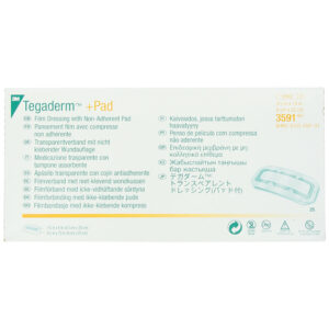 3M Tegaderm +Pad Film Dressing with Non-Adherent Pad 9cmx25cm