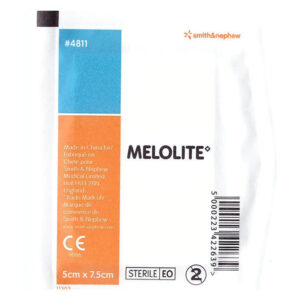 Smith+Nephew Melolite Dressing 5X7.5cm Sterile