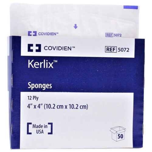 Kerlix 4 x 4 Inch Sponges 12 Ply, Sterile (10.2 x 10.2cm)
