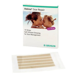Askina Scar Repair Soft Silicone Dressing 2x14cm