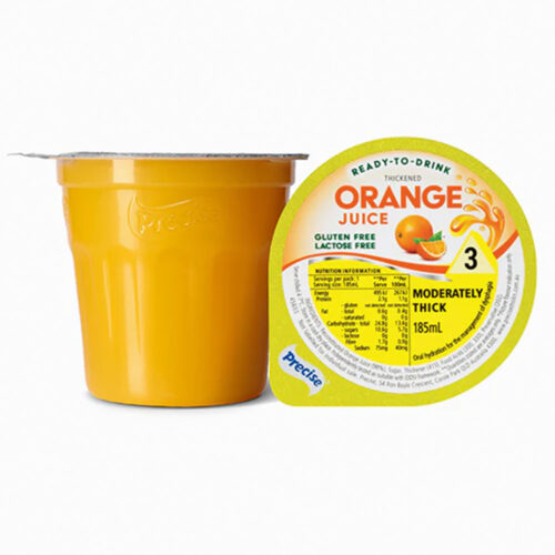 Precise Ready-To-Drink Orange Juice Level 3 Moderately Thick 185ml